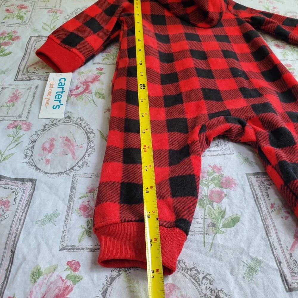 Carter's Child of Mine Baby Boys‎ Sleep N Play Buffalo Check Size 6 Month